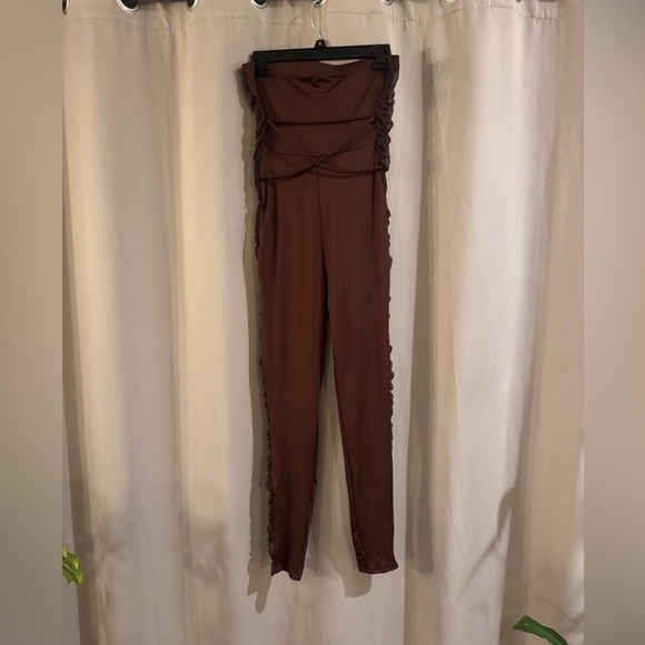 Uptown Brown Women's Jumpsuit - Picture 1 of 8
